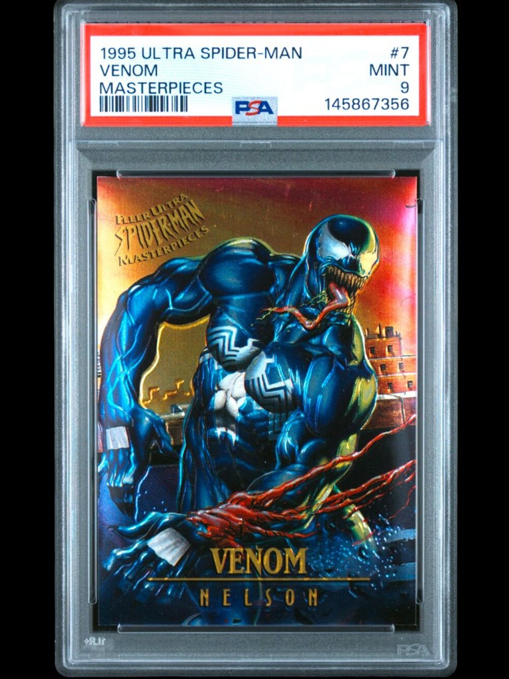 1995 Ultra Spider-Man Masterpieces Venom 7 PSA 9